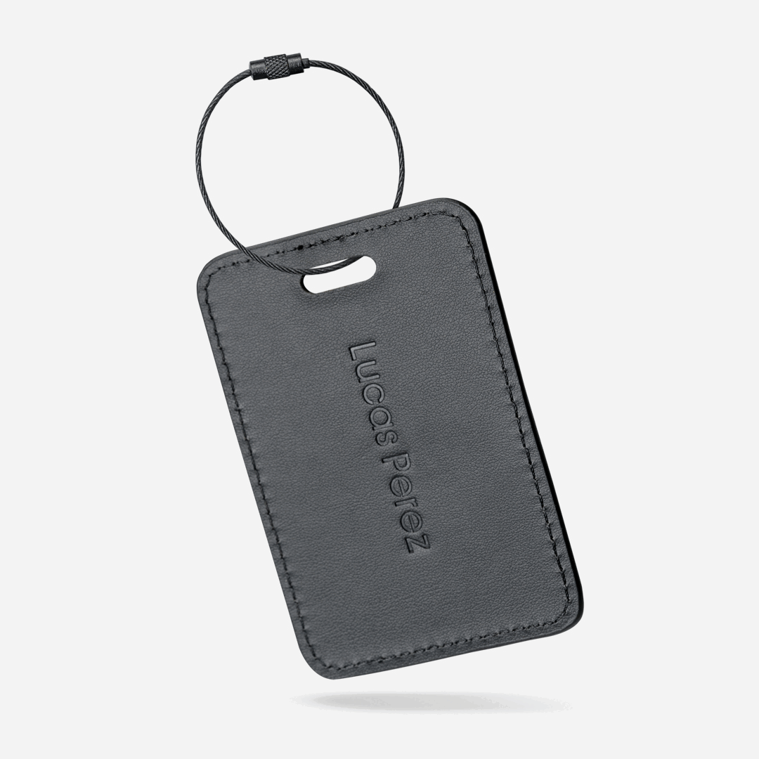 TAG DE CUERO PARA MOCHILAS PERSONALIZADO