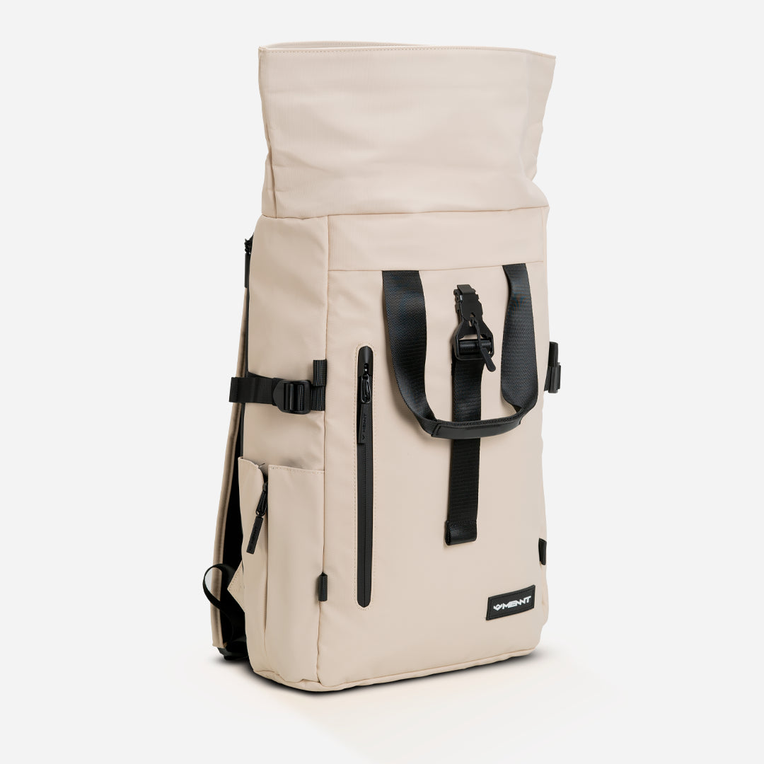 MOCHILA ROLL BAG - SAND BEIGE