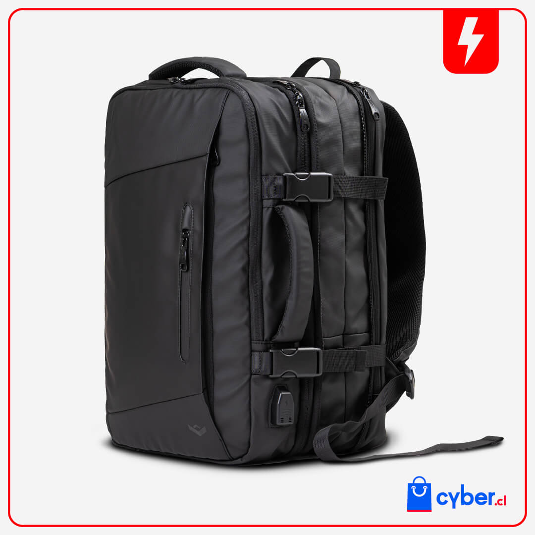 MOCHILA DE VIAJE CARRY ON PRO - NEGRA
