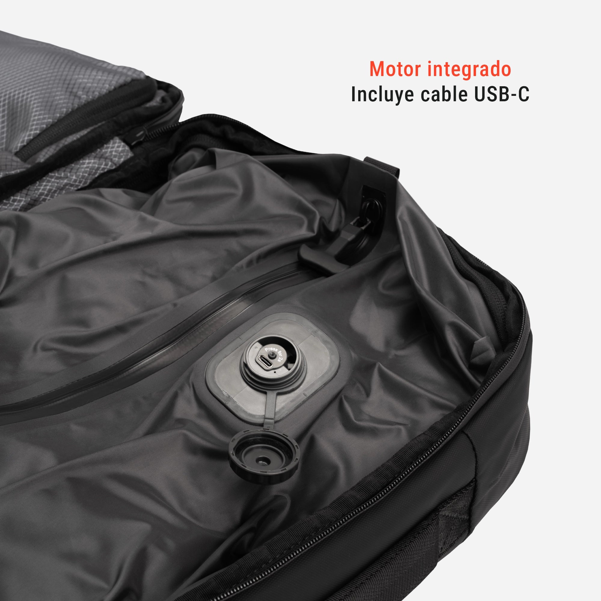 MOCHILA AIRLESS ON TOP - NEGRA