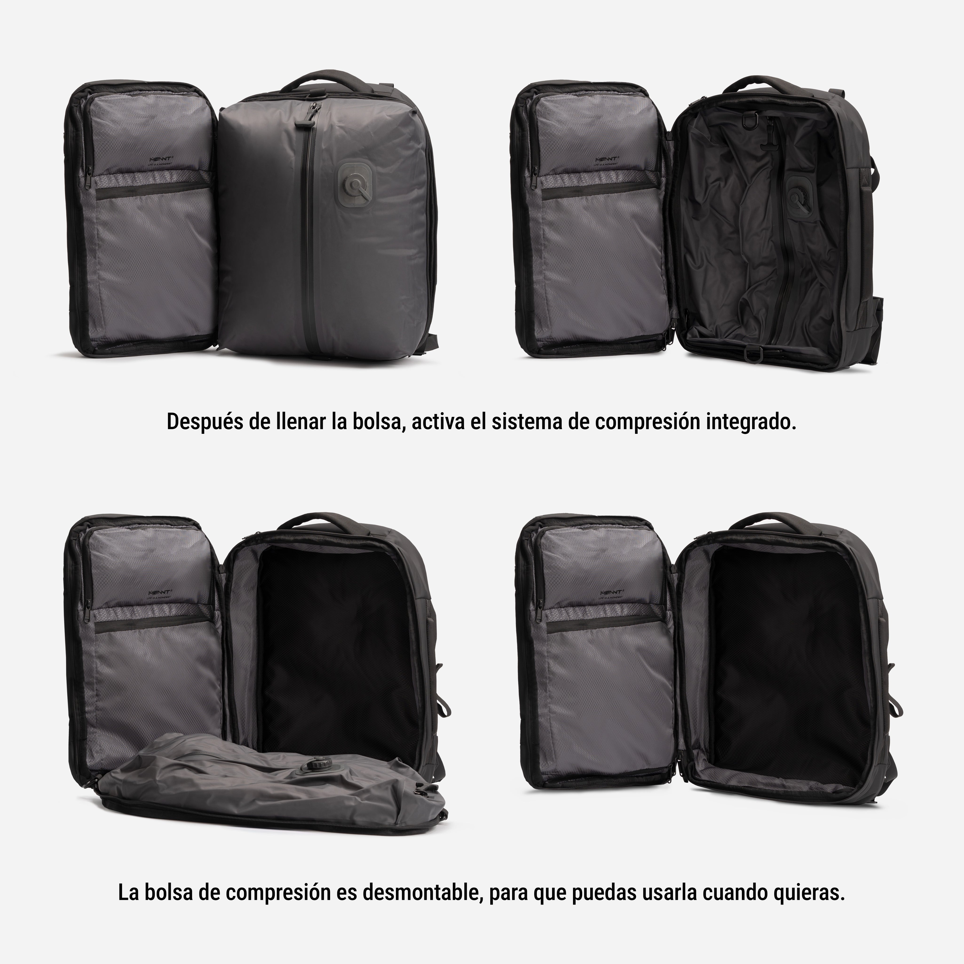 MOCHILA AIRLESS ON TOP - NEGRA