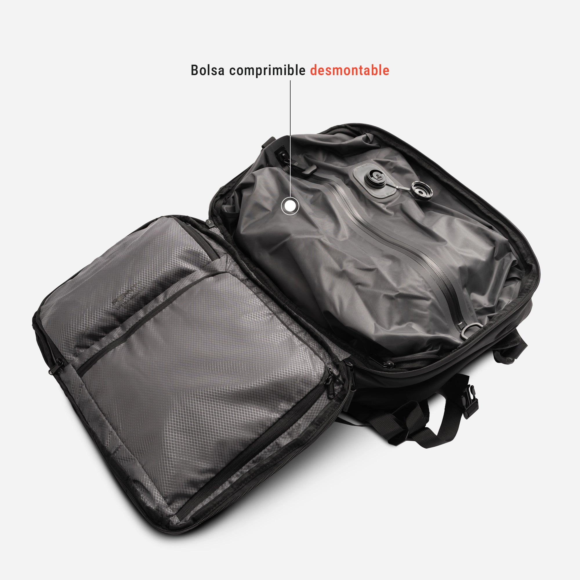MOCHILA AIRLESS ON TOP - NEGRA