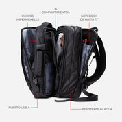 MOCHILA CARRY ON PRO 2.0 (con Capa Impermeable)